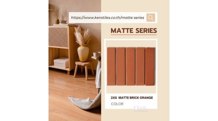 KERA Matte Brick Orange